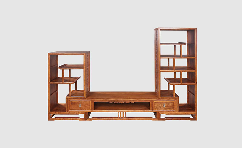 广州中式装饰厅柜组合家具效果图