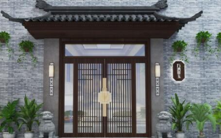 广州您是否了解不同形式的中式门头设计要点？